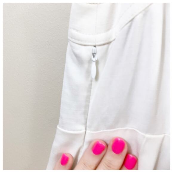 Diane Von Furstenberg Alona Sleeveless Cream A-line Dress - Picture 5 of 12